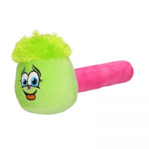 Eddy toys - Pluszowy mlotek z dźwiękiem (Zielono-różowy)