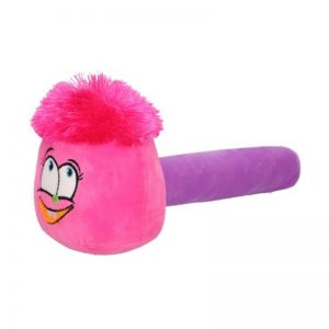 Eddy toys - Pluszowy mlotek z dźwiękiem (Różowo-fioletowy)
