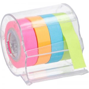 Topwrite - Karteczki samoprzylepne fluorescencyjne w rolce 4 kolory