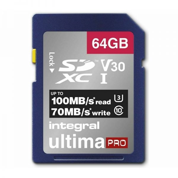 Integral UltimaPRO SDXC - Karta pamięci 64GB C10 UHS-I U3 V30