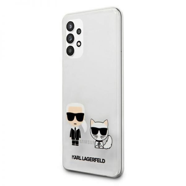 Karl Lagerfeld Ikonik & Choupette - Etui Samsumg Galaxy A32 5G (przezroczysty)