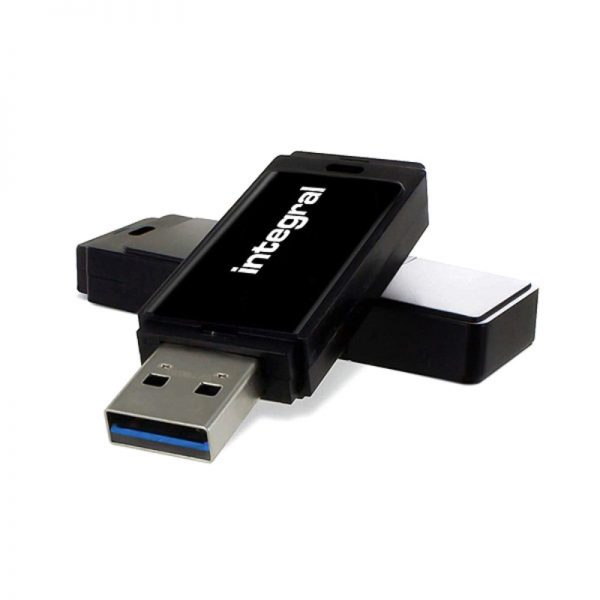 Integral - Pendrive 64GB USB 2.0 (Czarny)