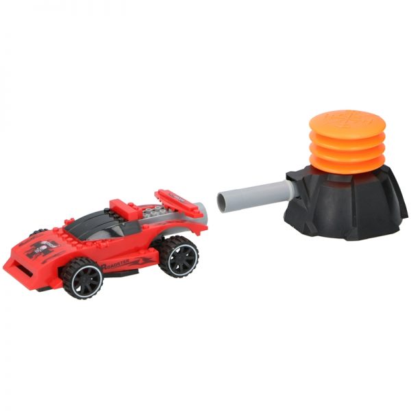 Gearbox - Samochodzik wystrzeliwany powietrzem (Czerwony)
