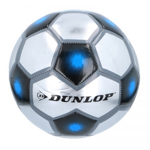 Dunlop - Piłka do nogi rozmiar 5 (Czarno-niebieski)