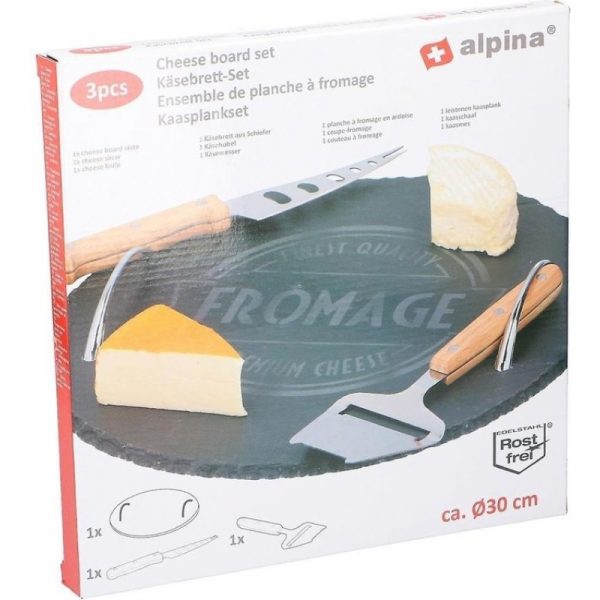 Alpina - Zestaw do serwowania serów (taca