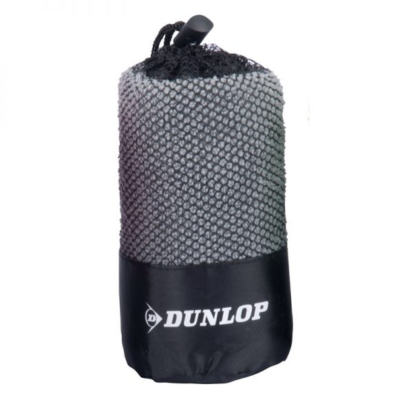 Dunlop - Ręcznik sportowy z mikrofibry (Szary)