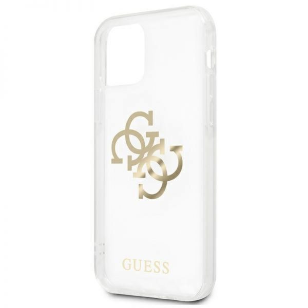 Guess 4G Big Logo Charm - Etui iPhone 12 Pro Max (złoty charms)