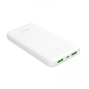 PURO White Fast Charger Power Bank – Power bank dla smartfonów i tabletów 10000 mAh