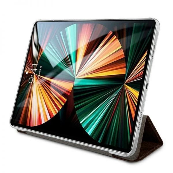 Guess 4G Big Metal Logo - Etui iPad Pro 12.9" 2021 (brązowy)