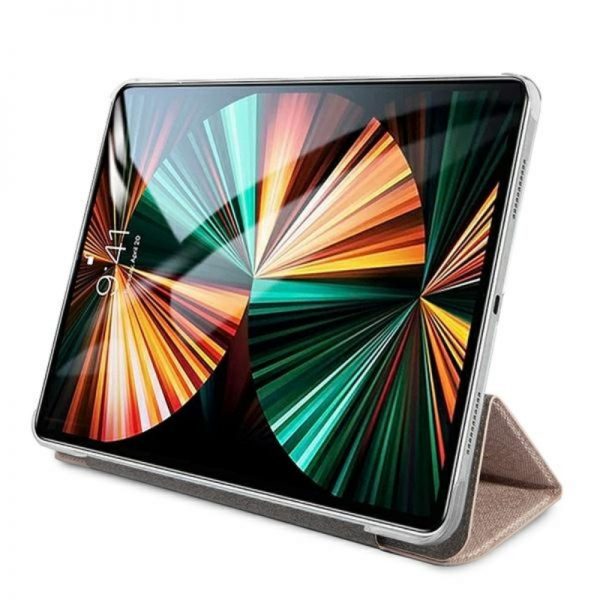 Guess 4G Big Metal Logo - Etui iPad Pro 12.9" 2021 (różowy)