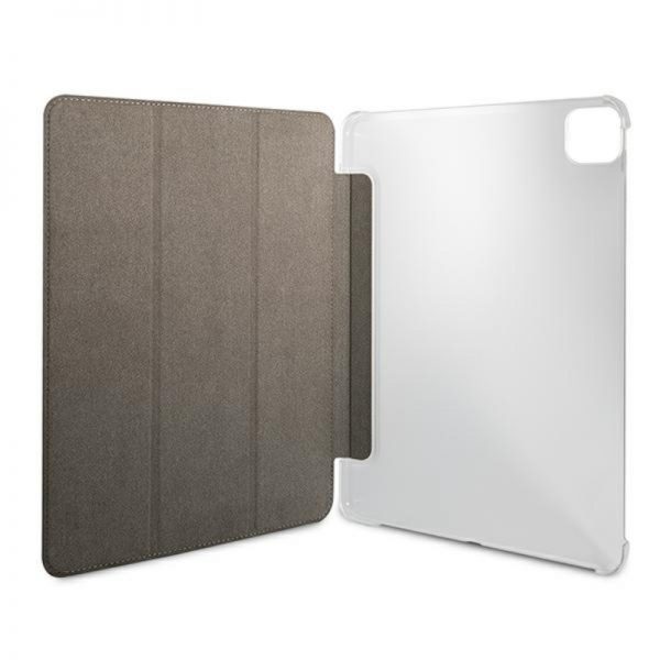 Guess Saffiano 4G Big Metal Logo - Etui iPad Pro 12.9" 2021 (czarny)