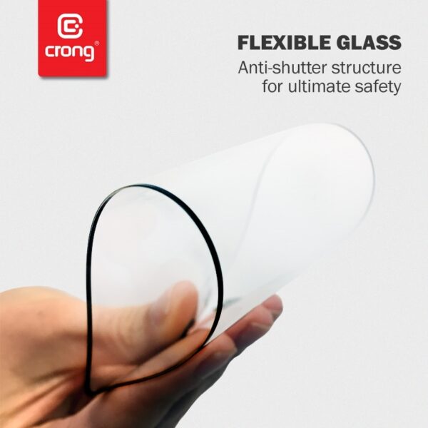 Crong 7D Nano Flexible Glass – Niepękające szkło hybrydowe 9H na cały ekran Samsung Galaxy A22 5G