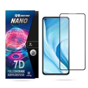 Crong 7D Nano Flexible Glass – Niepękające szkło hybrydowe 9H na cały ekran Xiaomi Mi 11 Lite 5G
