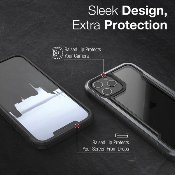 X-Doria Raptic Shield Pro - Etui iPhone 13 Pro (Anti-bacterial) (Iridescent)