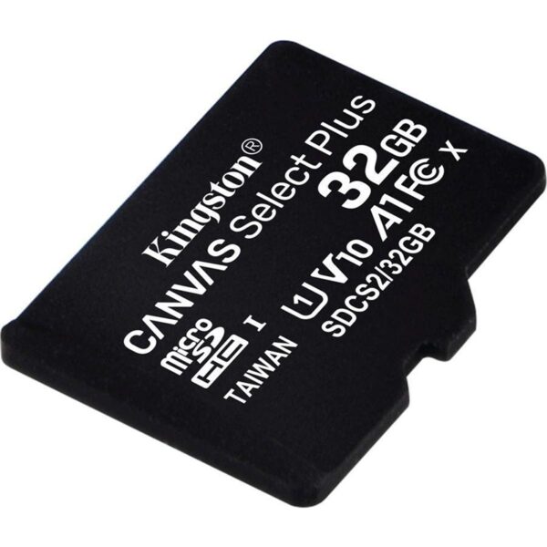 Kingston Canvas Select Plus microSDHC - Karta pamięci 32 GB A1 Class 10 UHS-I U1 V10 100 MB/s