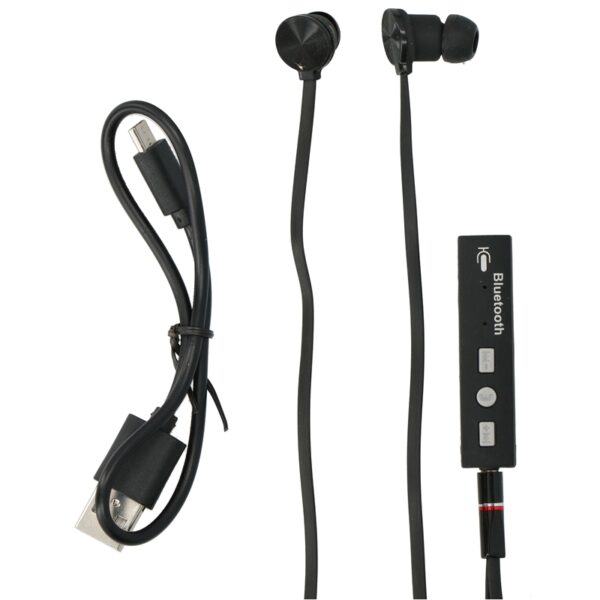 Grundig - Słuchawki douszne z adapterem Bluetooth (czarny)