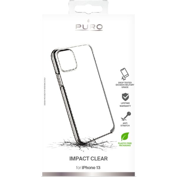 PURO Impact Clear - Etui iPhone 13 (przezroczysty)