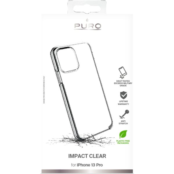 PURO Impact Clear - Etui iPhone 13 Pro (przezroczysty)