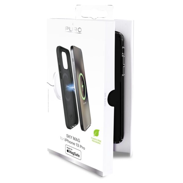 PURO SKYMAG - Etui iPhone 13 Pro Made for MagSafe (czarny)