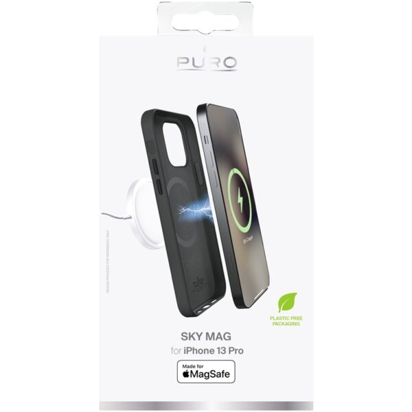 PURO SKYMAG - Etui iPhone 13 Pro Made for MagSafe (czarny)