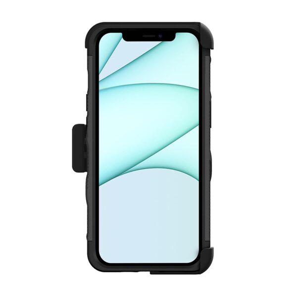 ZIZO BOLT Series - Pancerne etui iPhone 13 mini ze szkłem 9H na ekran + uchwyt z podstawką (czarny)