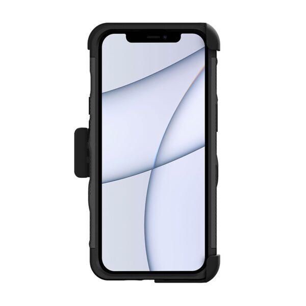 ZIZO BOLT Series - Pancerne etui iPhone 13 Pro ze szkłem 9H na ekran + uchwyt z podstawką (czarny)