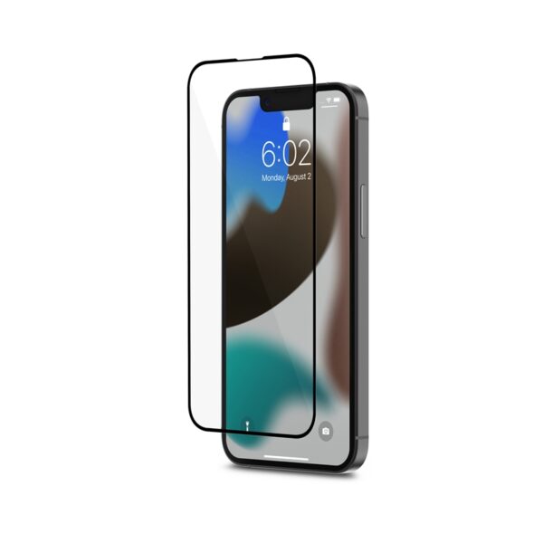 Moshi AirFoil Pro - Elastyczne szkło hybrydowe iPhone 13 mini (czarna ramka)