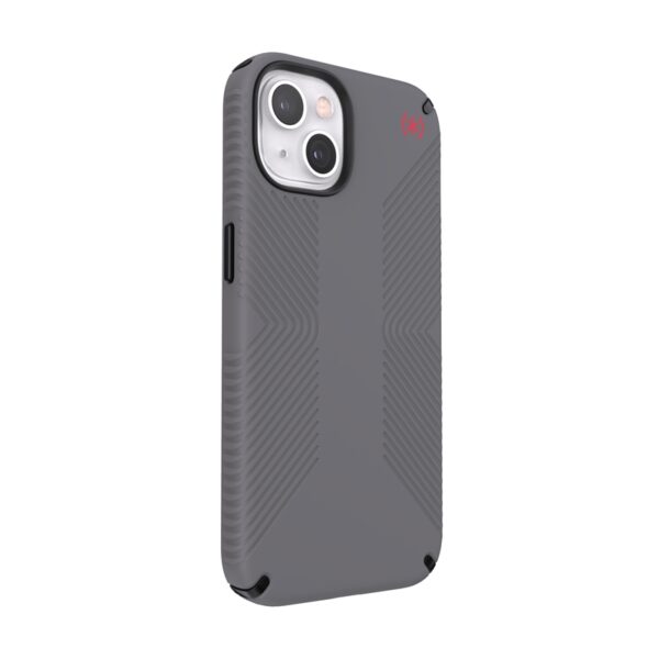 Speck Presidio2 Grip - Etui iPhone 13 z powłoką MICROBAN (Graphite Grey/Black)
