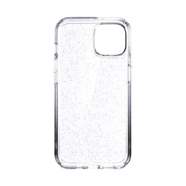Speck Presidio Perfect-Clear with Glitter - Etui iPhone 13 z powłoką MICROBAN (Clear/Platinum Glitter)