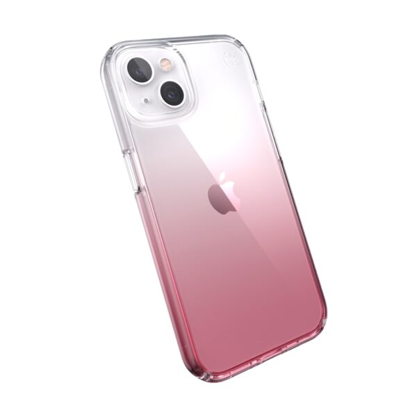 Speck Presidio Perfect-Clear + Ombre - Etui iPhone 13 z powłoką MICROBAN (Clear/Vintage Rose)