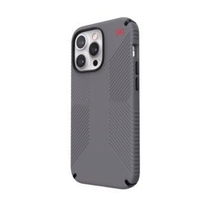 Speck Presidio2 Grip - Etui iPhone 13 Pro z powłoką MICROBAN (Graphite Grey/Black)