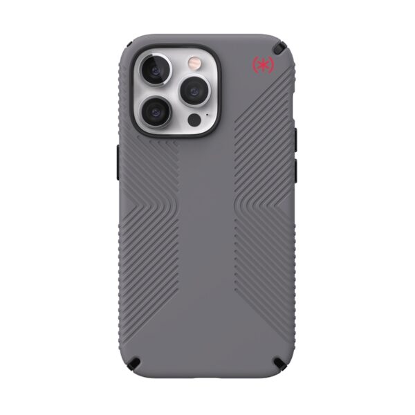 Speck Presidio2 Grip - Etui iPhone 13 Pro z powłoką MICROBAN (Graphite Grey/Black)