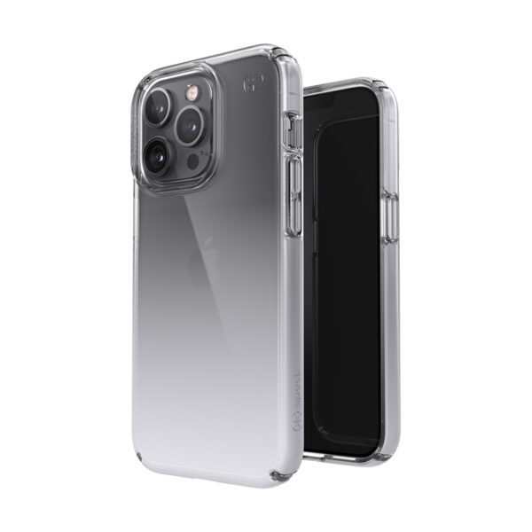 Speck Presidio Perfect-Clear + Ombre - Etui iPhone 13 Pro z powłoką MICROBAN (Clear/Atmosphere Fade)