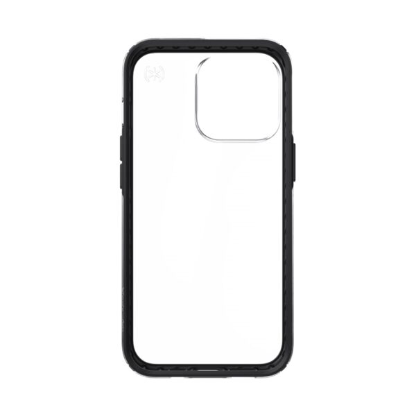 Speck Presidio Perfect-Clear with Impact Geometry - Etui iPhone 13 Pro z powłoką MICROBAN (Clear/Black)