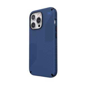 Speck Presidio2 Grip + MagSafe - Etui iPhone 13 Pro z powłoką MICROBAN (Coastal Blue/Black)