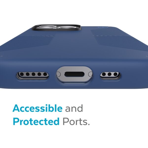 Speck Presidio2 Grip + MagSafe - Etui iPhone 13 Pro Max z powłoką MICROBAN (Coastal Blue/Black)