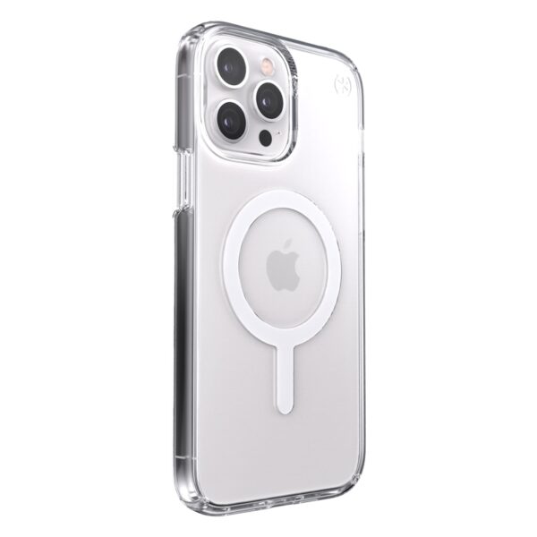 Speck Presidio Perfect-Clear + MagSafe – Etui iPhone 13 Pro Max z powłoką MICROBAN (Clear)