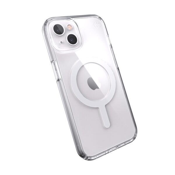 Speck Presidio Perfect-Clear + MagSafe – Etui iPhone 13 z powłoką MICROBAN (Clear)
