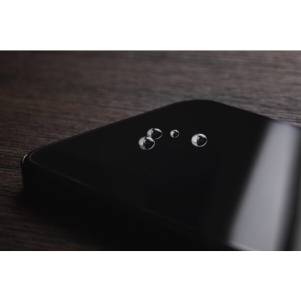 Moshi AirFoil Pro - Elastyczne szkło hybrydowe iPhone 13 Pro Max (czarna ramka)