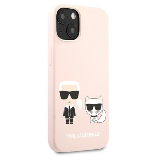 Karl Lagerfeld Slilicone Karl & Choupette - Etui iPhone 13 (różowy)