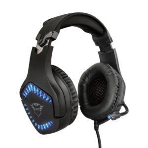 Trust GXT 460 Varzz - Słuchawki dla graczy z podświetlaniem (czarny)