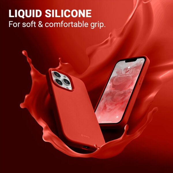 Crong Color Cover - Etui iPhone 13 mini (czerwony)