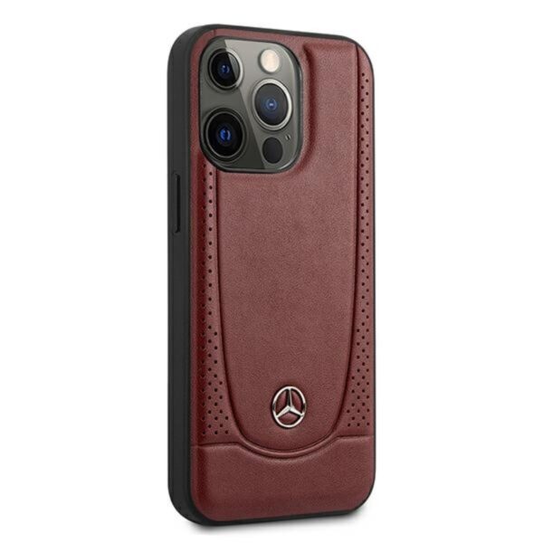 Mercedes Leather Urban - Etui iPhone 13 Pro (czerwony)