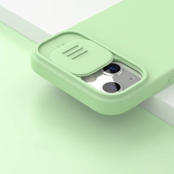 Nillkin CamShield Silky Magnetic - Etui Apple iPhone 13 z osłoną aparatu (Midnight Blue)