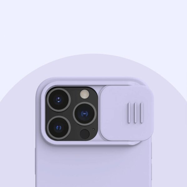 Nillkin CamShield Silky Magnetic - Etui Apple iPhone 13 Pro z osłoną aparatu (Elegant Black)
