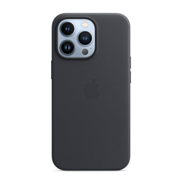 Apple Leather Case - Skórzane etui z MagSafe do iPhone 13 Pro (północ)