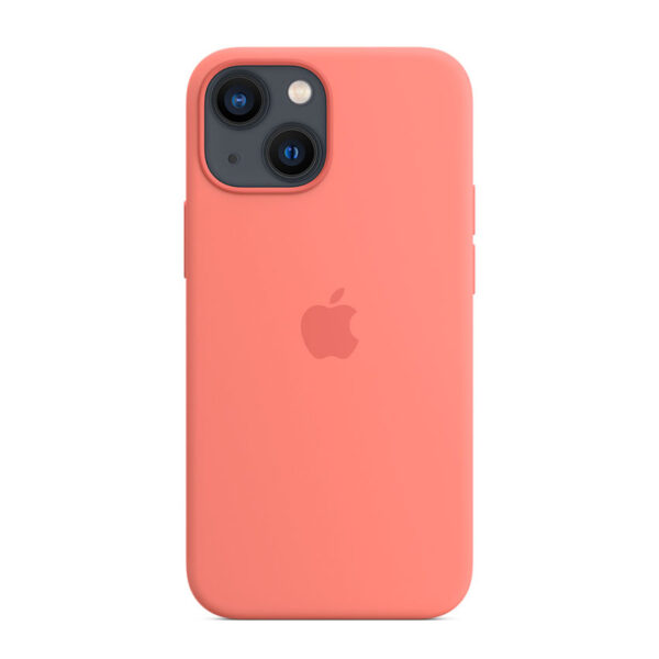 Apple Silicone Case - Silikonowe etui z MagSafe do iPhone 13 mini (róż pomelo)