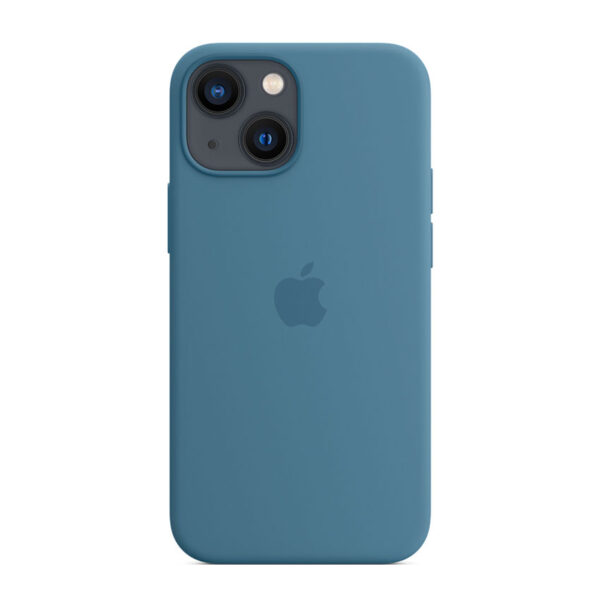 Apple Silicone Case - Silikonowe etui z MagSafe do iPhone 13 mini (zielonomodry)