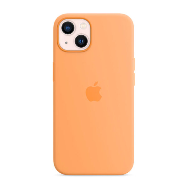 Apple Silicone Case - Silikonowe etui z MagSafe do iPhone 13 (miodowy)