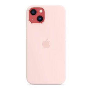 Apple Silicone Case - Silikonowe etui z MagSafe do iPhone 13 (kredowy róż)
